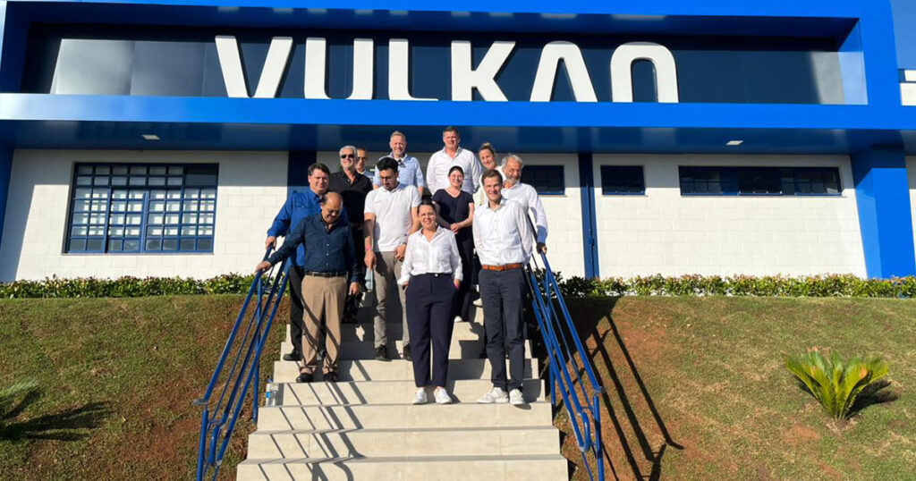 Visita do comitê da VULKAN da Alemanha à unidade brasileira em Itatiba (SP)